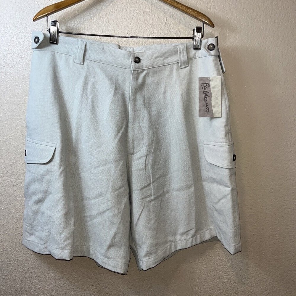 Fieldmaster Cargo Shorts Size‎ 36 Rayon Blend New With Tags Ivory